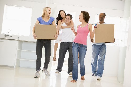 House removalists in Putney preparing a moving truck