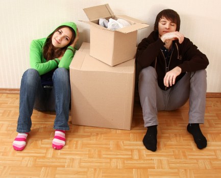 Furniture dismantling and transport during an office move in Putney