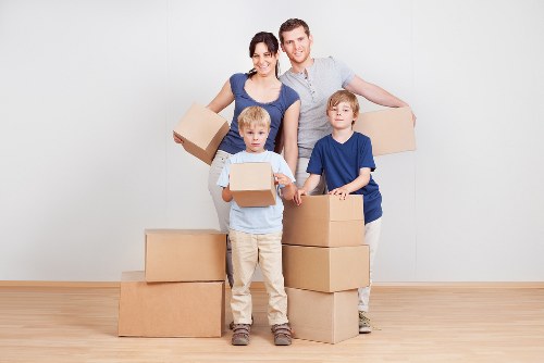 Keyboard navigation on a removals service webpage