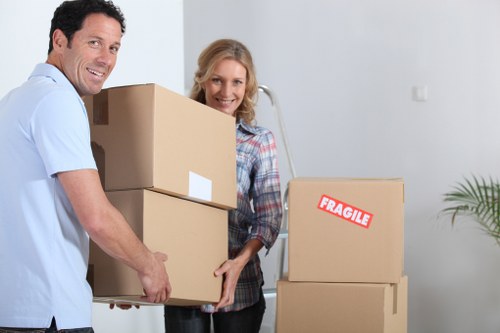 A local removals crew supporting a flat or house move in Putney