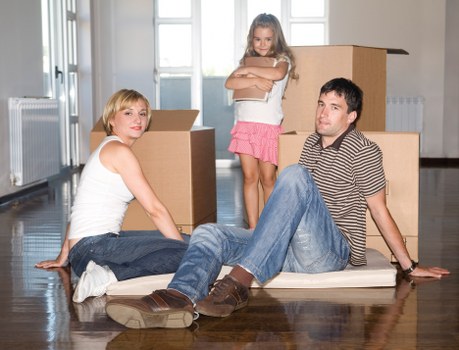 Team completing a pre-move risk assessment at a property